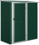  Zöld horganyzott acél kerti fészer 180, 5 x 97 x 209, 5 cm