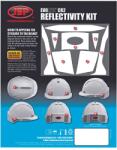 ČERVA EXPORT IMPORT a. s JSP AHV390-002-900 / Fényvisszaverő matricák EVO sisakhoz (0604006899999)