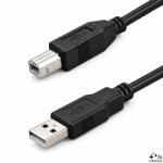 Qoltec USB 2.0 A-B kábel, 0, 5 m (50394)
