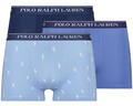 Ralph Lauren Boxerek CLSSIC TRUNK-3 PACK-TRUNK Kék EU L