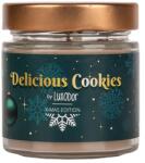Luxodor Lumânare parfumată Delicious Cookies, în borcan de sticlă, Luxodor Candles, 165 g