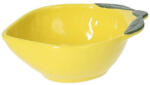 Tognana Bol servire stoneware în formă de lămâie, galben, 12x8x4 cm, Tognana Lemon Garden Castron