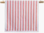 Nef Nef Homeware Prosop de baie roz Casual Line 80x160 cm, 100% bumbac, Nef-Nef, dungi roz și alb Prosop
