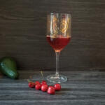 Crystal Bohemia Set 6 pahare vin Bohemia Crystal Uma Circular 400 ml transparent-auriu Pahar