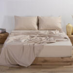 Nef Nef Homeware Cearceaf pat Queen Size 240x270 cm bumbac Nef-Nef Basic bej