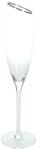 Andrea Fontebasso Set 6 pahare pentru sampanie Andrea Fontebasso Margot, Sticla, 190 ml, Transparent/Auriu Pahar