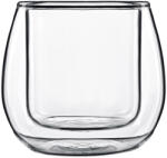 Luigi Bormioli Set 2 boluri servire din sticlă cu perete dublu 115 ml, transparent, Luigi Bormioli Thermic Glass Ametista Castron