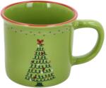 Tognana Cană de Crăciun Christmas Trees vernil, 360 ml, Tognana