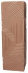 Andrea Fontebasso Vază decorativă înaltă din ceramică Biscuit, Andrea Fontebasso, maro, 13x13 cm, H39 cm