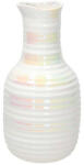 Andrea Fontebasso Vază decorativă din porțelan Andrea Fontebasso Blush Collection, alb sidefat, H20 cm