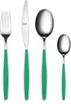 Mepra Set tacâmuri inox, 24 piese, 6 persoane, Mepra Caramella cu mâner mint Tacam