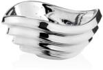Moda Argenti Bol decorativ oval Moda Argenti Melody, rășină argintie, 29 x 20.5 cm Castron