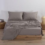 Nef Nef Homeware Cearceaf pat matrimonial Queen Size 240x270 cm bumbac Nef-Nef Basic mocca