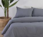 Nef Nef Homeware Cearceaf pat matrimonial Queen Size 240x270 cm bumbac Cotton-Linen Nef-Nef gri