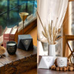 Luxodor Lumânare parfumată Asian Amber, în pahar negru, Luxodor Candles, 160 g