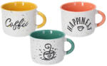 Tognana Cană cafea espresso ceramică 90 ml Tognana Happy Coffee Des Arts, multicolor