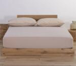 Nef Nef Homeware Protecție saltea cu elastic 100x200+30 cm, 1 persoană, bumbac Single Jersey, Nef-Nef, Linen