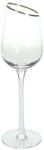 Andrea Fontebasso Set 6 pahare pentru desert Andrea Fontebasso Margot, Sticla, 200 ml, Transparent/Auriu