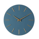 Bizzotto Ceas de perete decorativ Timeline, albastru-auriu, Bizzotto, D40 cm