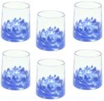 Andrea Fontebasso Set 6 pahare Andrea Fontebasso Venezia, Sticla, 300 ml, Albastru Pahar