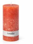 Luxodor Lumânare decorativă cilindrică din parafină, Luxodor, 7x10 cm, portocaliu Rust Orange