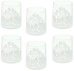 Andrea Fontebasso Set 6 pahare Andrea Fontebasso Venezia, Sticla, 300 ml, Transparent/Alb Pahar
