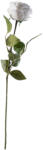 Supergreens Floare artificială trandafir alb, 57 cm, la fir, SUPERGREENS
