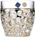 Bohemia Jihlava 1845 Set 6 pahare cristal Bohemia Lisboa 300 ml transparent-auriu Pahar