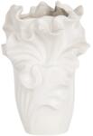Eurolamp Vază decorativă Eurolamp din ceramică stoneware, albă, 24, 5 cm