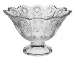 Crystal Bohemia Bol servire desert și fructe din cristal Bohemia Thea, 13.5 cm, transparent, pe picior, Crystal Bohemia Castron