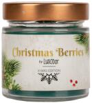 Luxodor Lumânare parfumată fructe de pădure Christmas Berries, în borcan, Luxodor Candles, 165 g