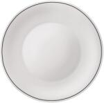 Bormioli Rocco Farfurie întinsă sticlă opal 27 cm Bormioli Rocco White Moon, albă