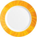 Bormioli Rocco Farfurie întinsă sticlă opal 23, 5 cm Bormioli Rocco Careware Natura Ocra, galben-ocru