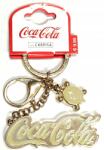  Kulcstartó Karabiner Medál COCA-Cola Kulcstartó Bézs 12 CM (BRELOK COCA-COLA BEŻOWY 18)