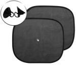 AMiO Set 2 buc. Jaluzele pentru geamurile laterale, dimensiune 44 x 38cm, culoare Neagra (AVX-AMCC42097) - mobiplaza