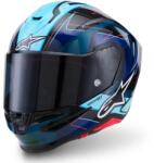 Alpinestars Cască ALPINESTARS S-R7 KINETIS BK/BL/PK FLUO