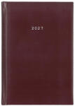 Next Agendă Zilnică Basic A4 2027 Burgundă Din Piele 21x29cm (Cu Personalizare) (02049-04-27)