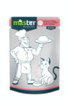 MASTER Plic Pisica Master Adult Cat Carne De Vita In Sos 80gr