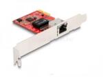Delock PCI Express x1 kártya 1 x RJ45 2, 5 Gigabit LAN i225 NBASE-T - alacsony profilú (DL90100) (DL90100)