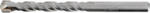 TOYA Fúrószár betonhoz, gránithoz, fémhez és kerámiához, Ø10 × 200 mm, keményfém éllel (YT-439337) (YT-439337)