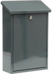 TOYA Postaláda zárható kivitelben, grafitszürke, 400 × 250 × 100 mm, 2 kulccsal (78571) (78571)