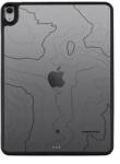 Tactical IPAD Air 11 (2025) warthog szilikon telefonvédő (ütésállóság, átlátszó hátlap, topográfiai minta) fekete (57983126742)