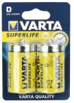 VARTA superlife tartós elem (d, lr20, 1.5v, cink-szén) 2db/csomag (2020101412)