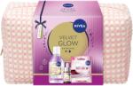 Nivea ajándékcsomag: Cellular Luminous Even Glow ragyogást fokozó szérum 15 ml + Luminous Skin Glow micellás víz 400 ml + Glowy Lips Berry ajakápoló + SPF 30 10 ml