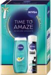 Nivea Ajándékcsomag: NIVEA Frangipani & Oil tusfürdő 250 ml + NIVEA Invisible Black & White Fresh dezodor spray 150 ml