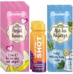 Supertan Frosted Banana barnító gyorsító szett 5x15ml, 2x Your Sun Shot Exotic 80ml, 2x napozás utáni balzsam 15ml, matt banán (190720241258)