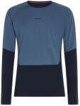 Icebreaker Men Merino 200 Oasis+ LS Crewe férfi funkcionális póló L / szürke/kék