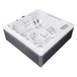 Wellis Set minipiscină Atlas PeakLife Premium Plus, cu capac, jeturi luminoase și sistem WIS integrat (WM00756-PP-SET)
