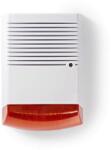 NEDIS Sirena Dummy de Securitate - Design Realist, IP44, Portabila, PortocalieAlb (26002117)