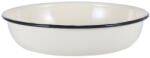 Rosberg Castron emailat Rosberg R51222OR24, 24 x 5 cm, Margine rotunjita, Alb (R51222OR24) Castron